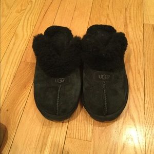 UGG black coquette slippers
